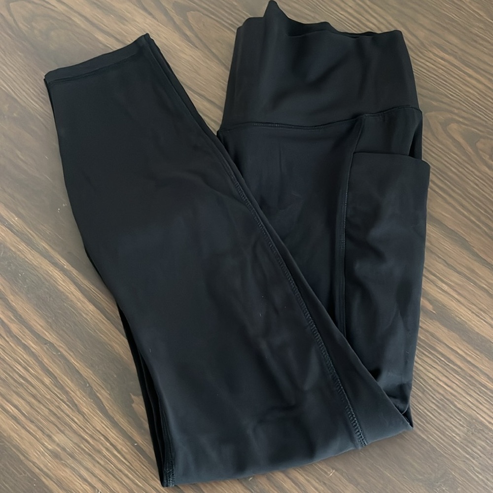 Bundle of 7 Members Mark High Rise Ankle Leggings Womens L. - Picture 3 of 5